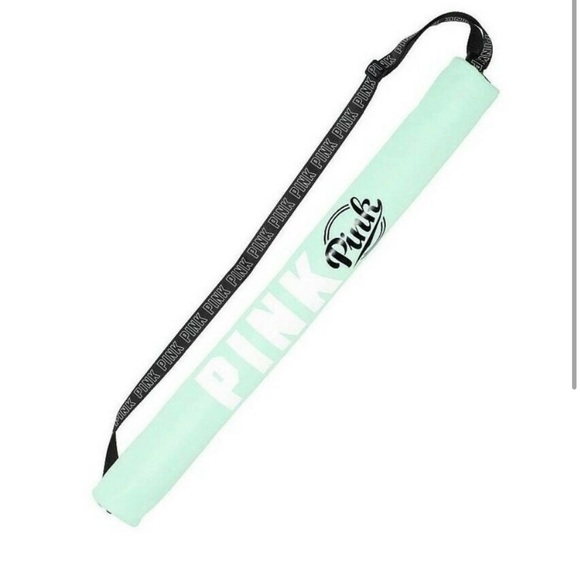 NWT PINK Victoria's Secret Beach Sling Cooler  Can Bag In Seafoam Color - Picture 1 of 3